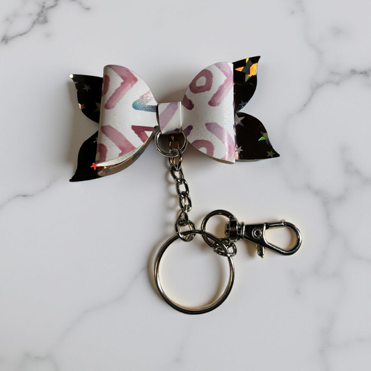 🌟 Cosmic Confetti Keychain