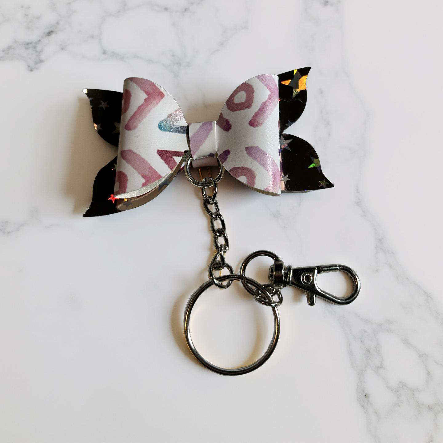 π Cosmic Confetti Keychain