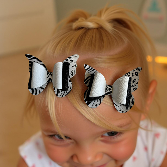 Safari Chic Bite-Size Hairbows