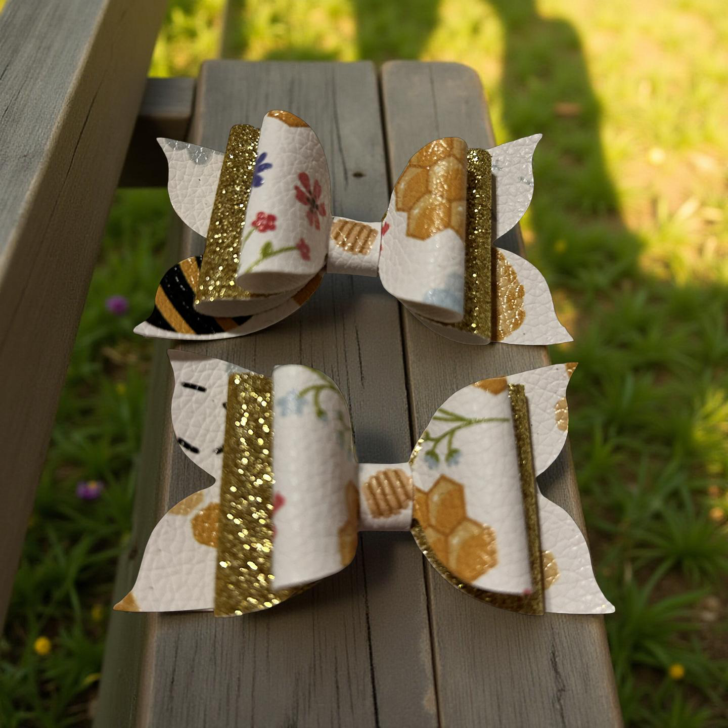 Honey Combs Bite- Size Hairbows