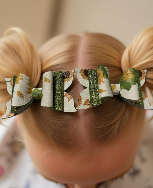 Sunshine Swirl Bite size Hairbows