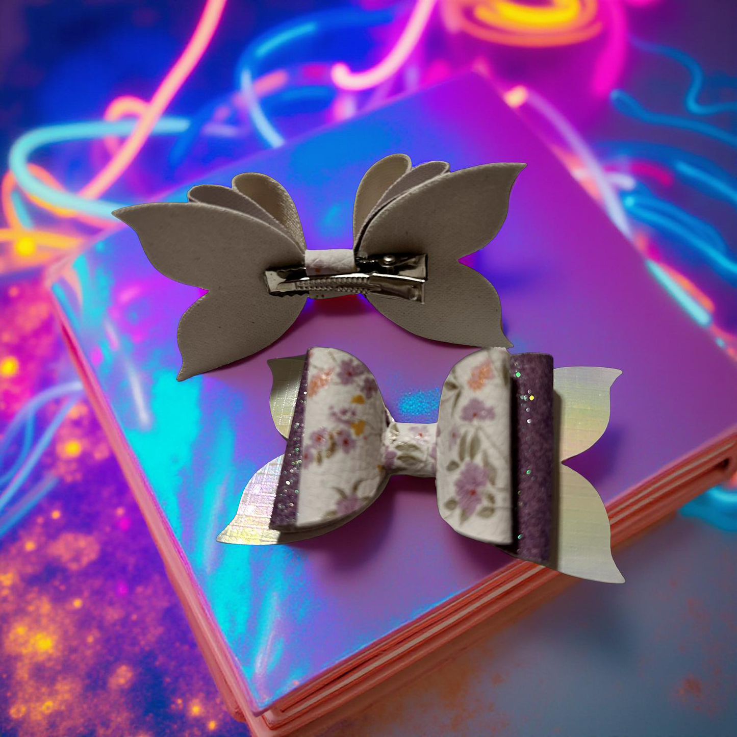 Lilac Meadows Bite- Size Hairbows