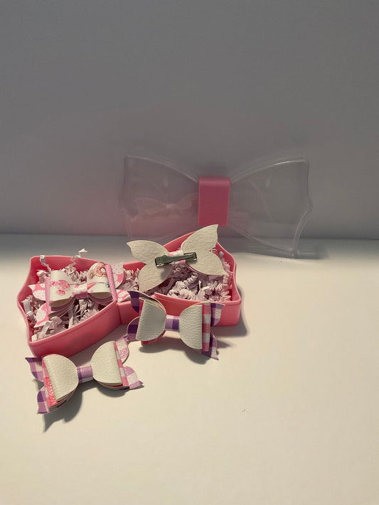 Blush Petals & Polka Party Bite-Size Bow Bundle