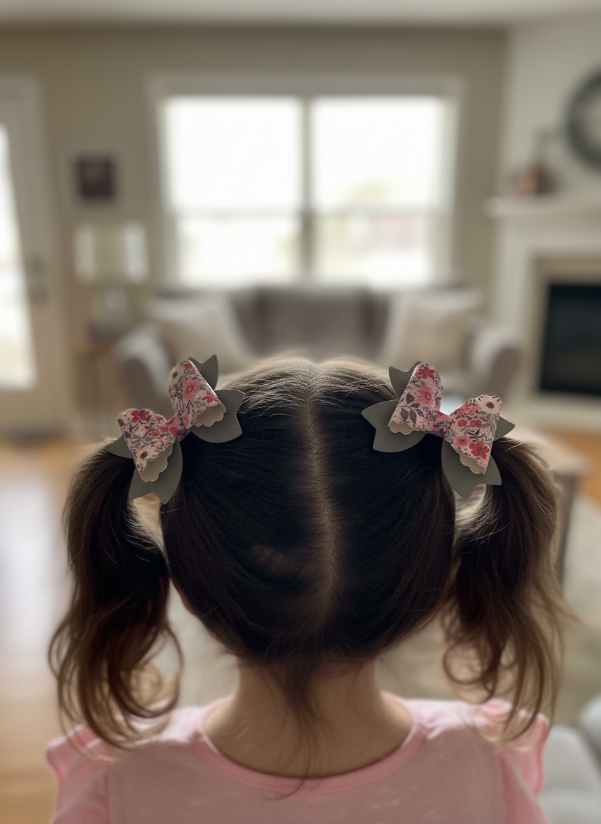 Blossom & Sage Bite- Size Bows