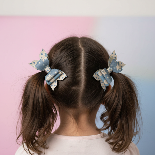 Winter Sky Bite-Size Bows