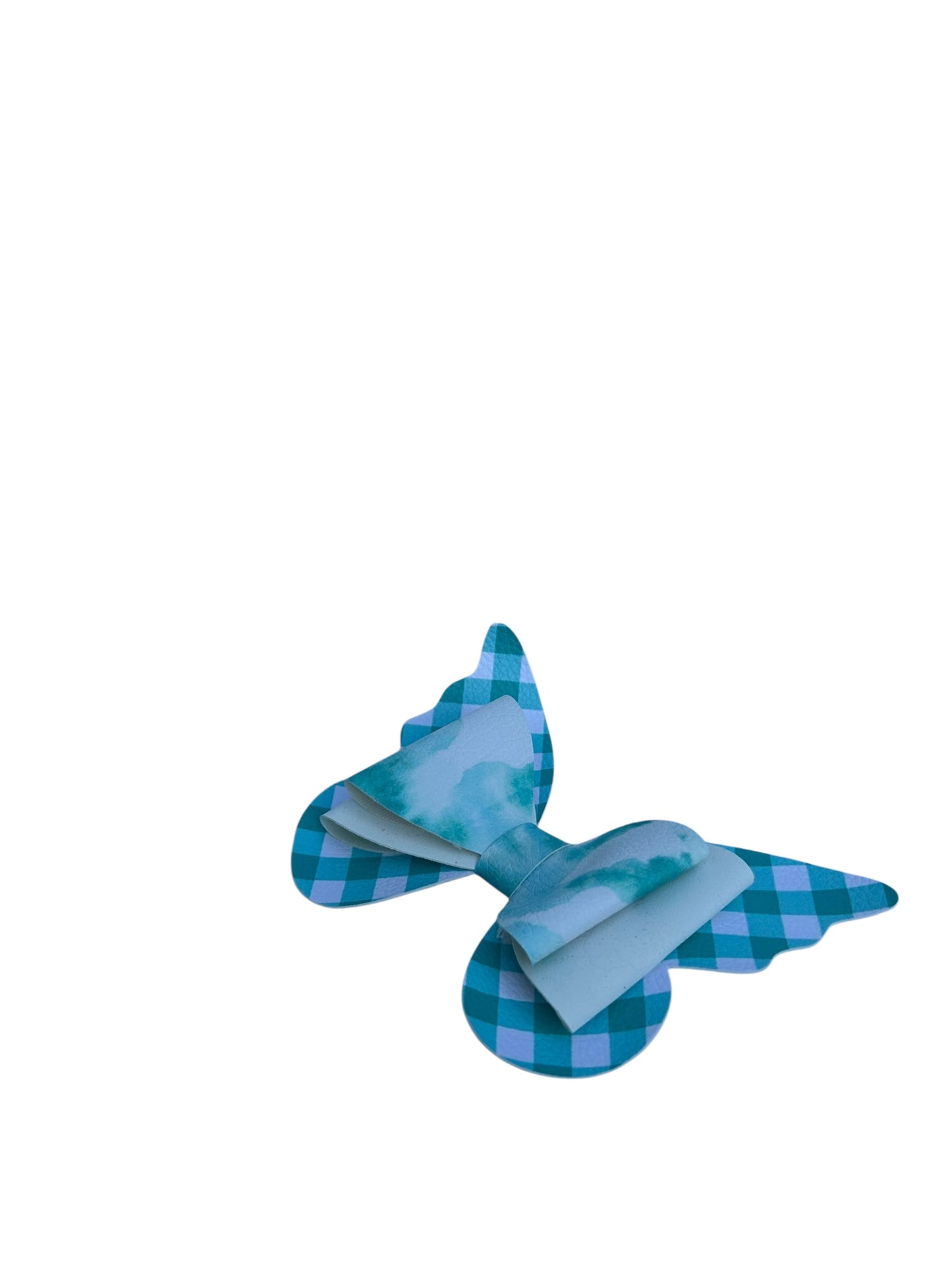 Mint Butterfly Hairbow