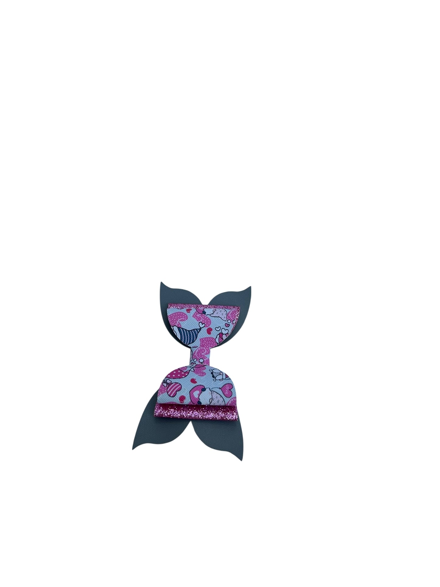 Love Gnome Glitter Bow