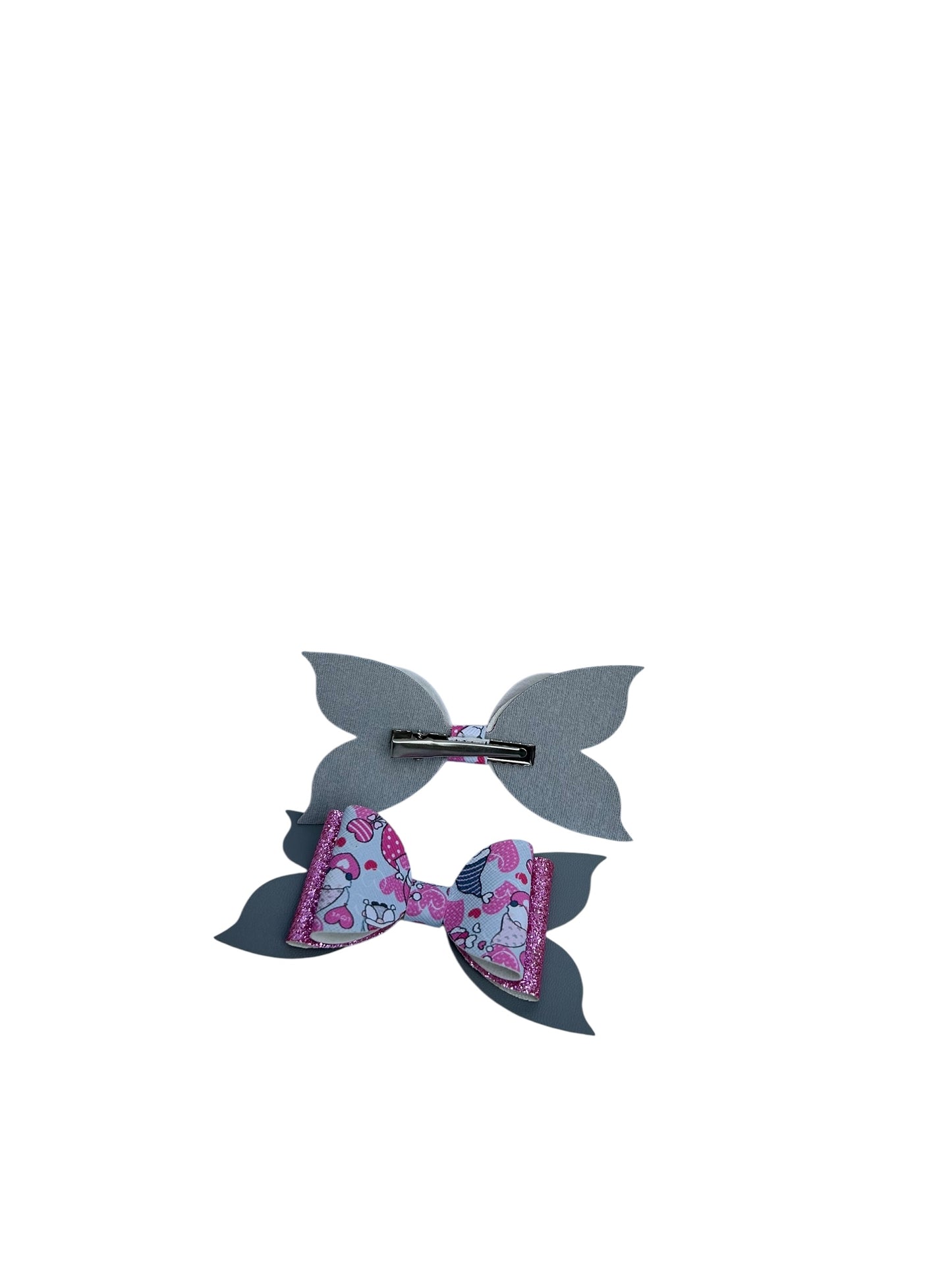 Love Gnome Glitter Bow