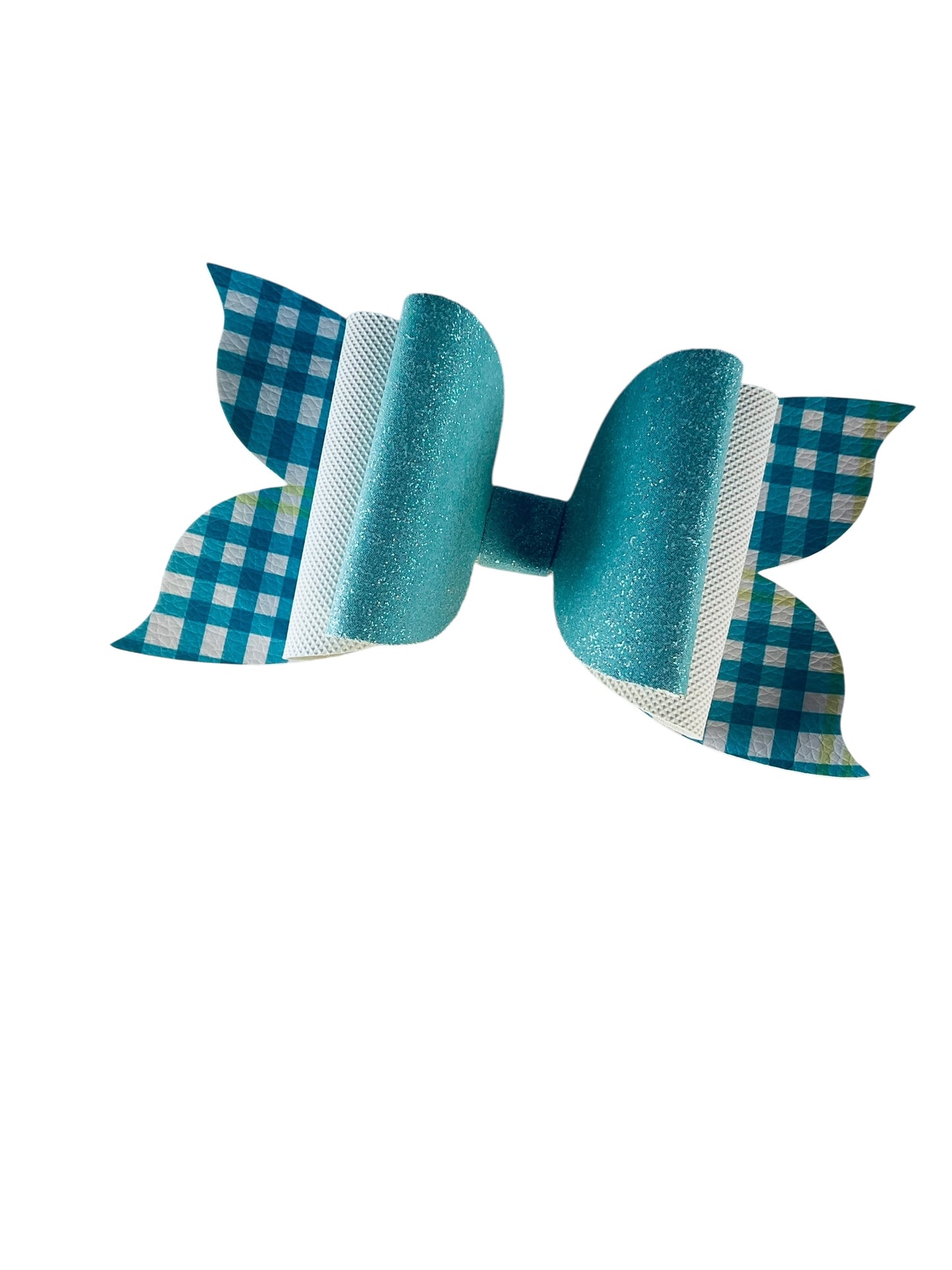Plaid Pop Biggie Bow