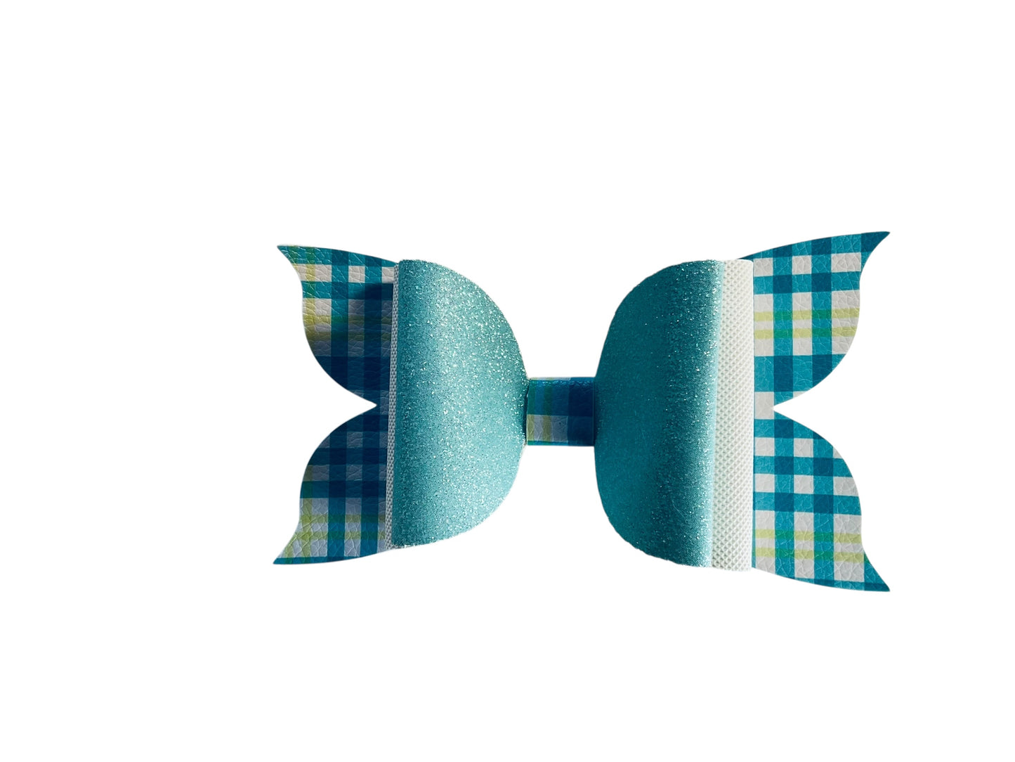 Plaid Pop Biggie Bow