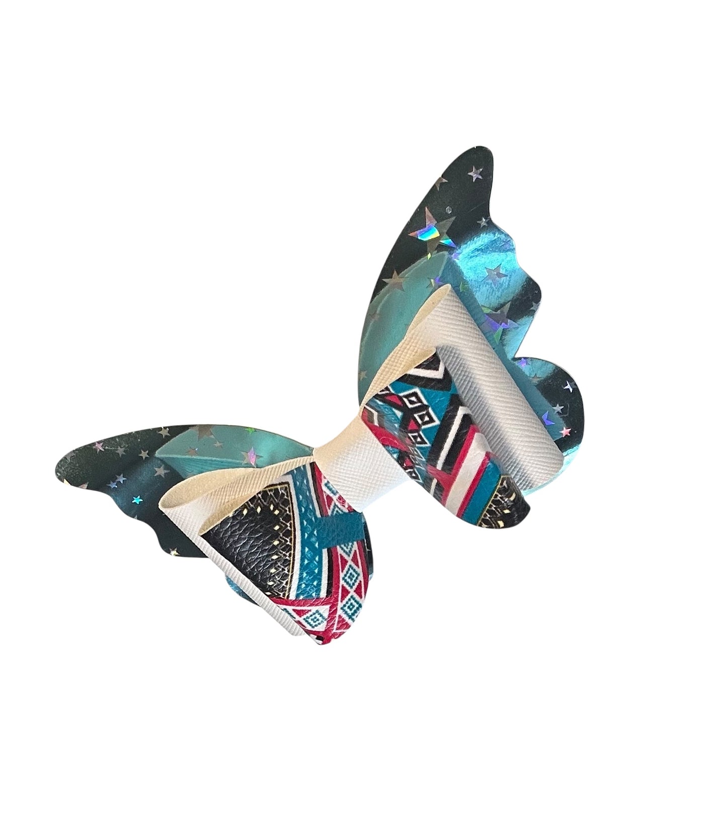 Galaxy Glow Butterfly Hairbow