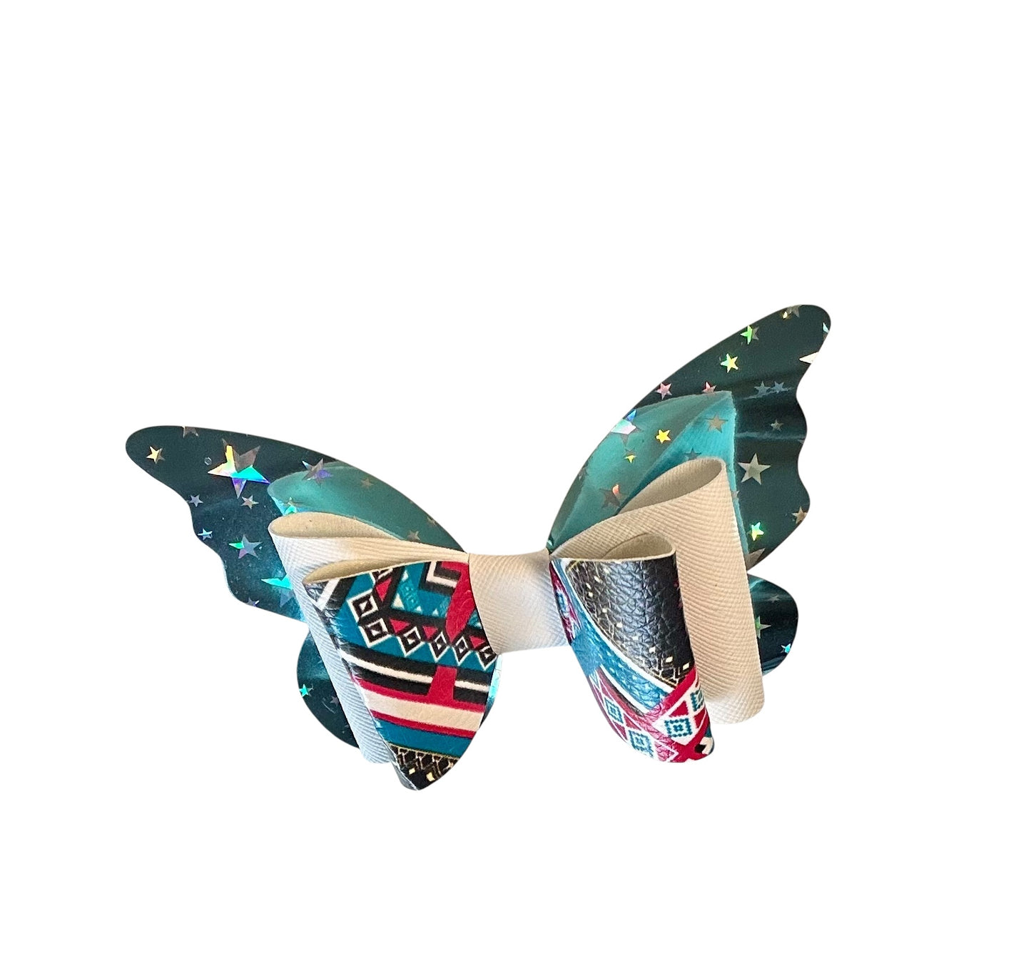 Galaxy Glow Butterfly Hairbow