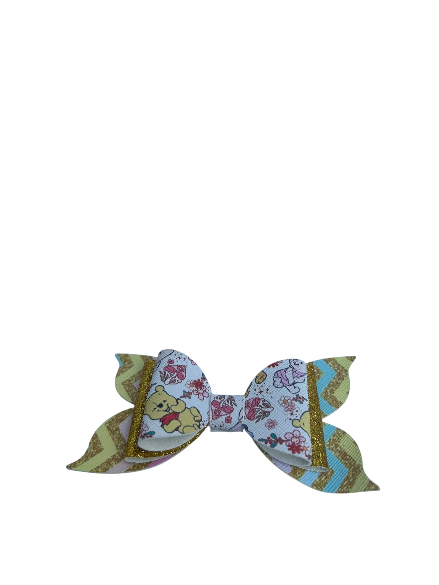 Honey Bear Sparkle Hairbow