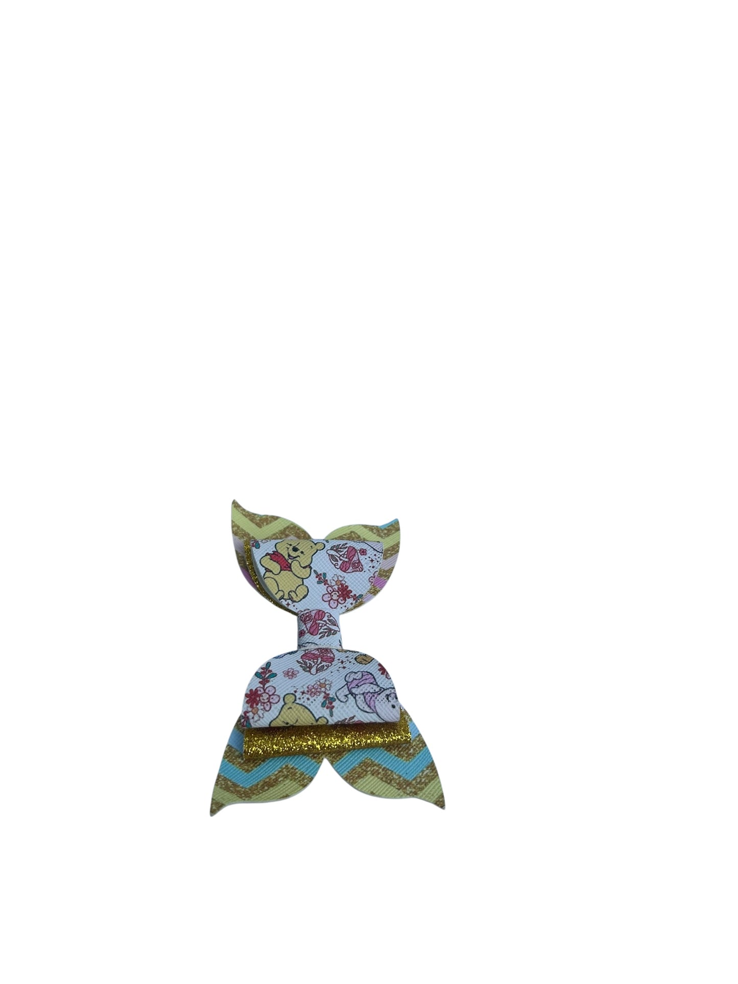 Honey Bear Sparkle Hairbow