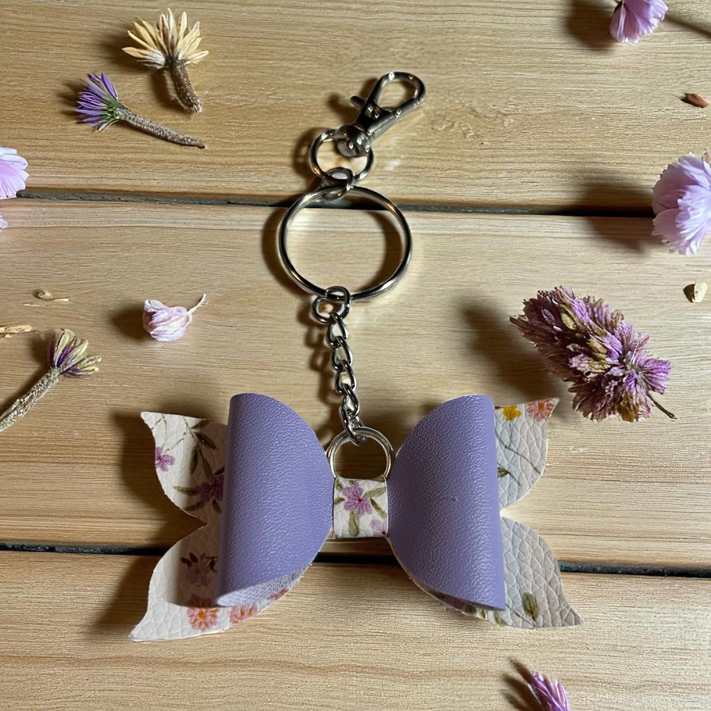 Lavender Bloom keychain