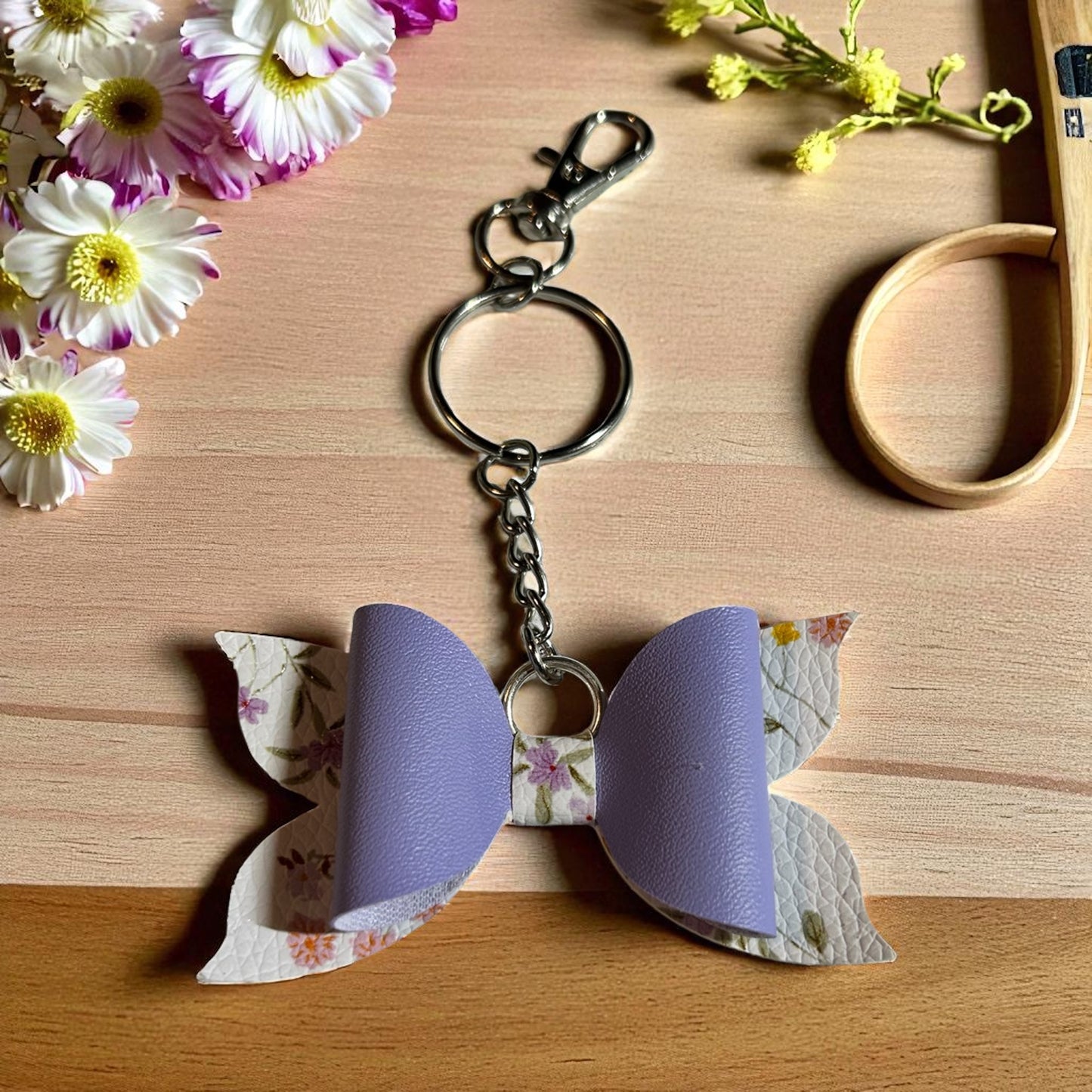 Lavender Bloom keychain