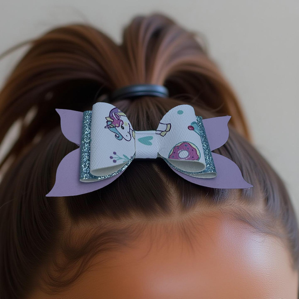 Sweet Sparkle Unicorn Hairbow