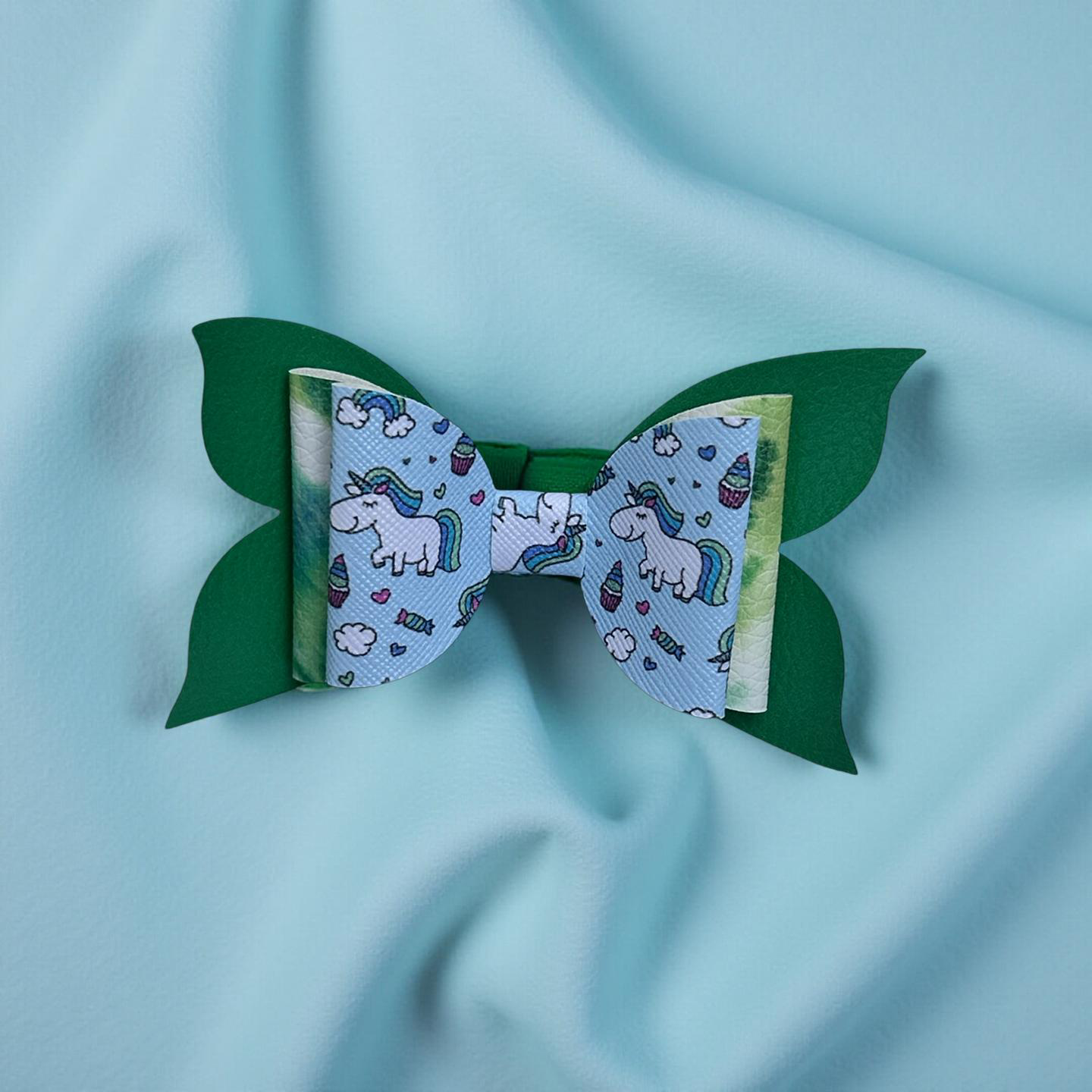 Lucky Magical  Unicorn Hairbow