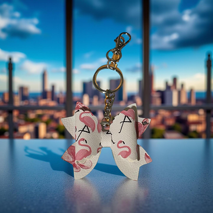 Flamingo keychain ￼