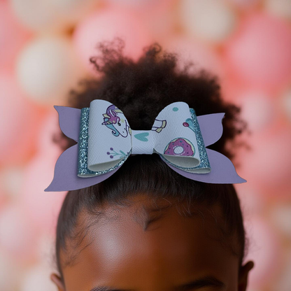 Sweet Sparkle Unicorn Hairbow