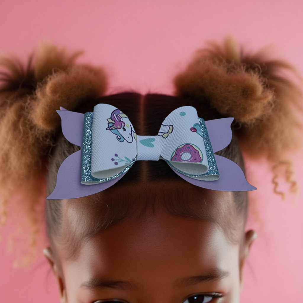Sweet Sparkle Unicorn Hairbow