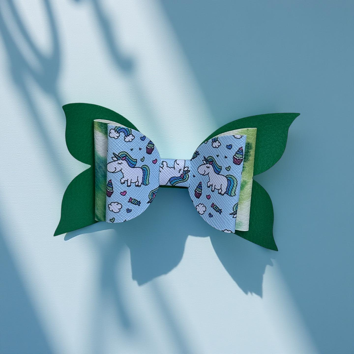 Lucky Magical  Unicorn Hairbow