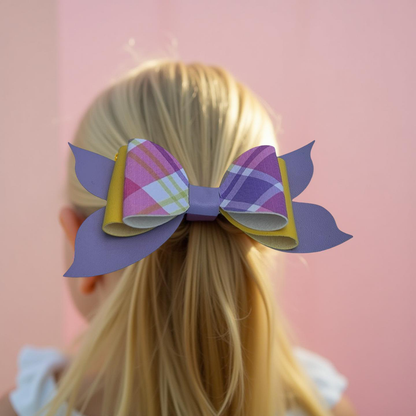 Soft Plaid Hairbow