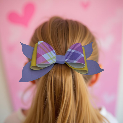 Soft Plaid Hairbow