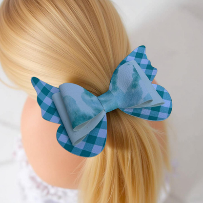 Mint Butterfly Hairbow