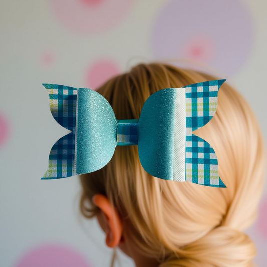 Plaid Pop Biggie Bow