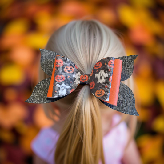 Pumpkin Patch Spooks Biggie Bow