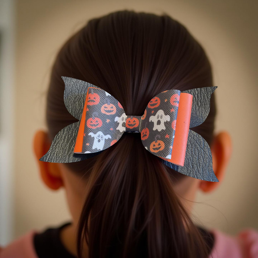 Pumpkin Patch Spooks Biggie Bow