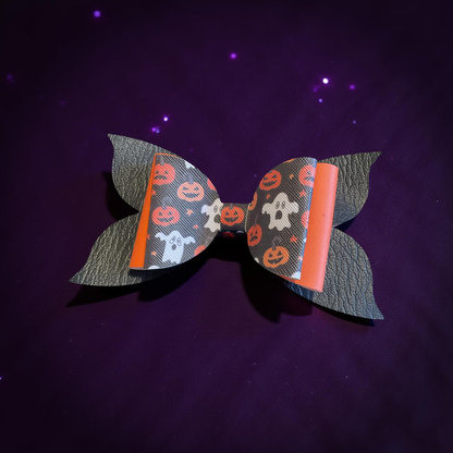 Pumpkin Patch Spooks Biggie Bow