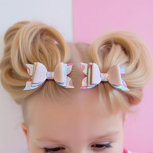Pink Wink Bite- Size Bows