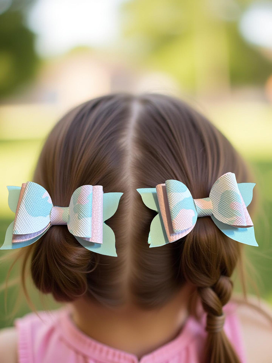 Cotton Candy Bite - Size Bows