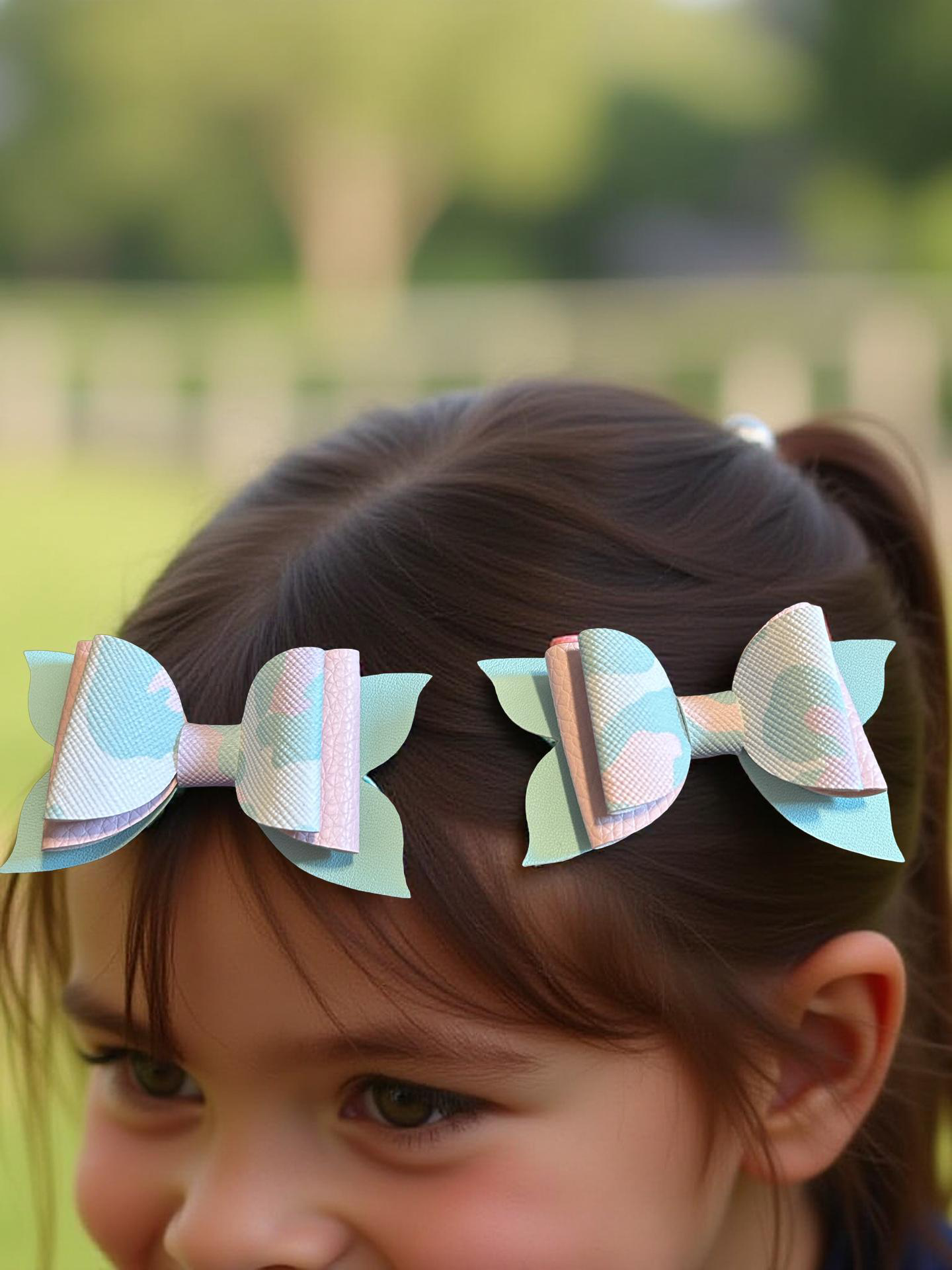 Cotton Candy Bite - Size Bows