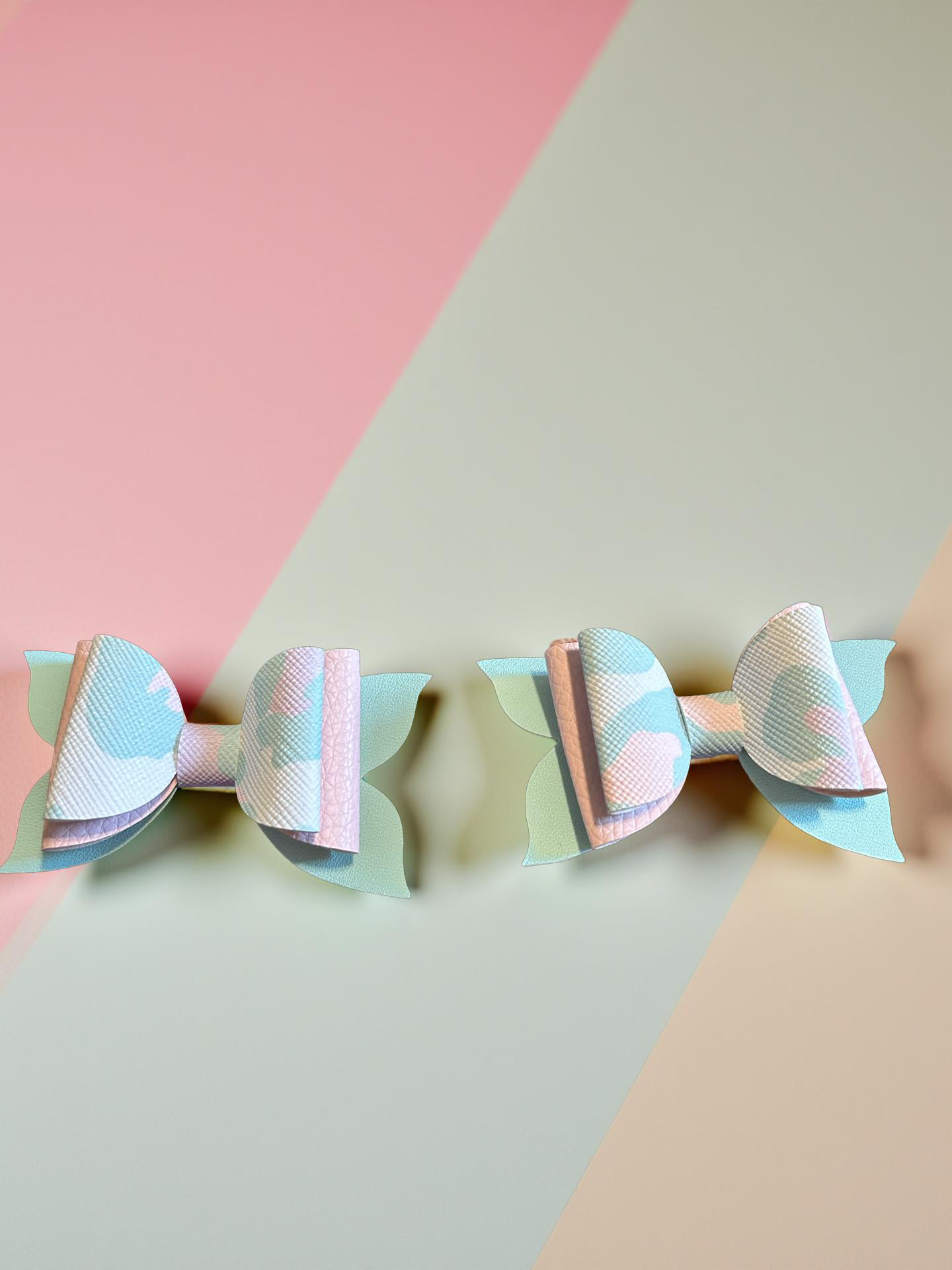 Cotton Candy Bite - Size Bows