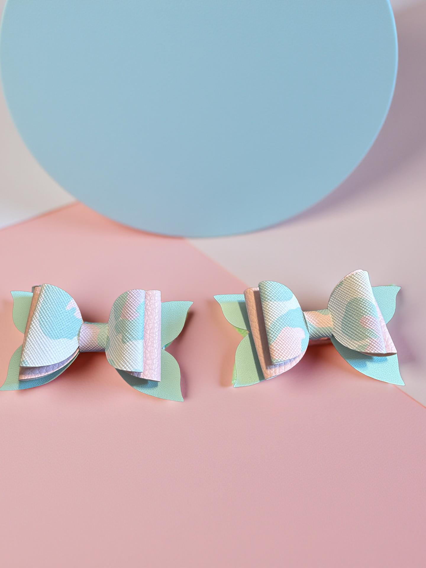 Cotton Candy Bite - Size Bows