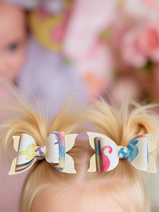 Dinosaur Dreams Bite- Size Bows