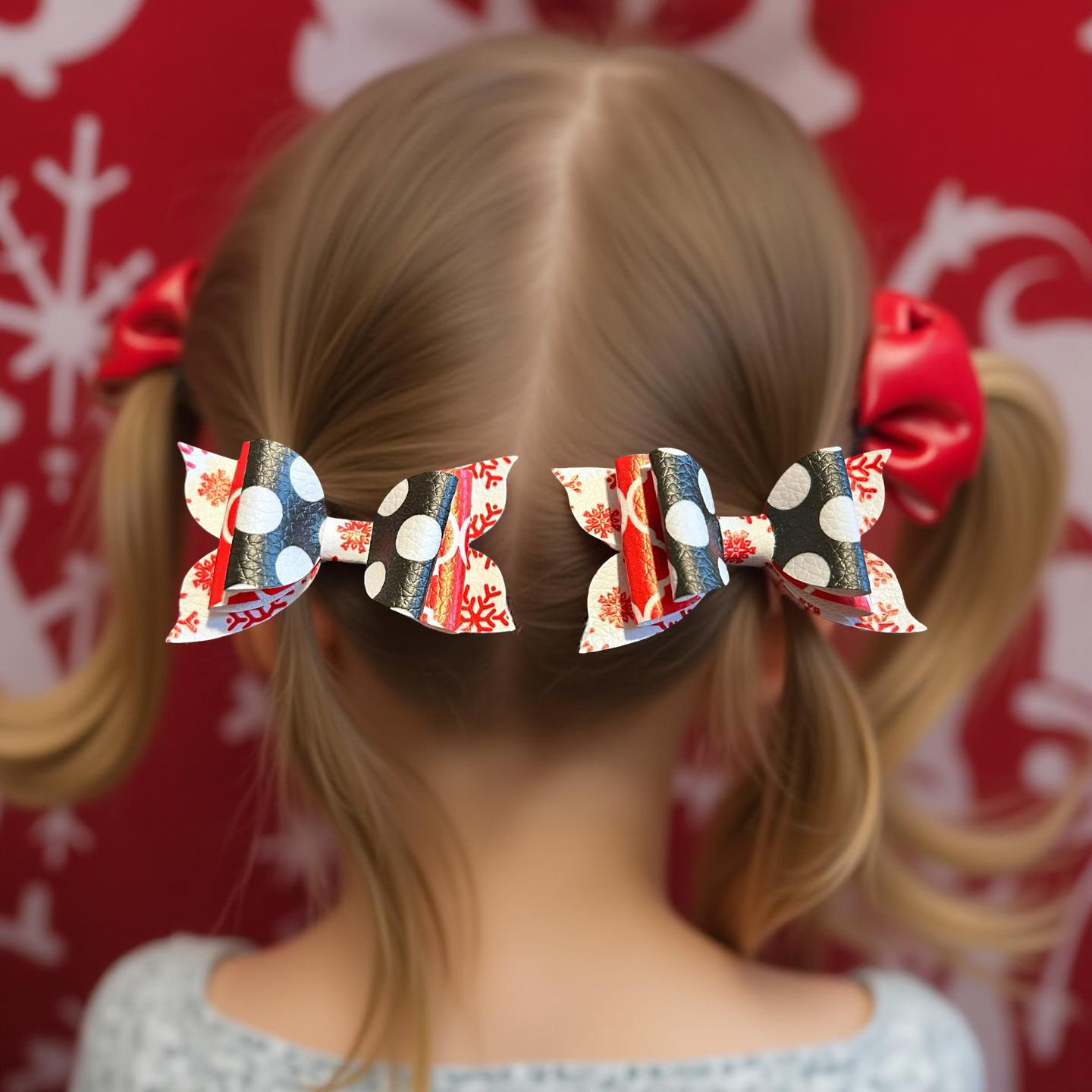 Polka Dot Snowflakes