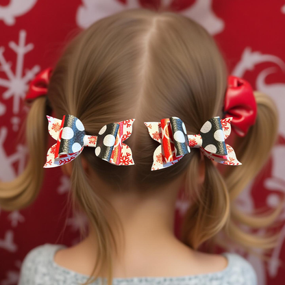 Polka Dot Snowflakes