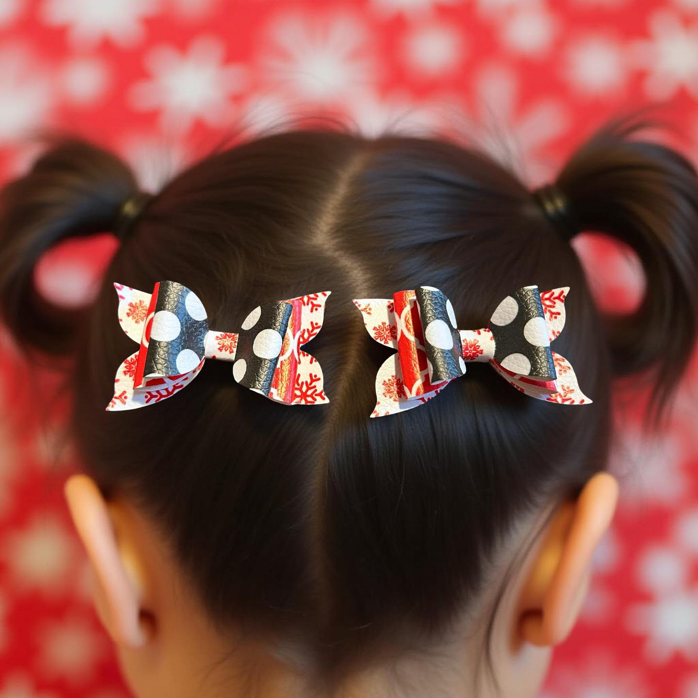Polka Dot Snowflakes