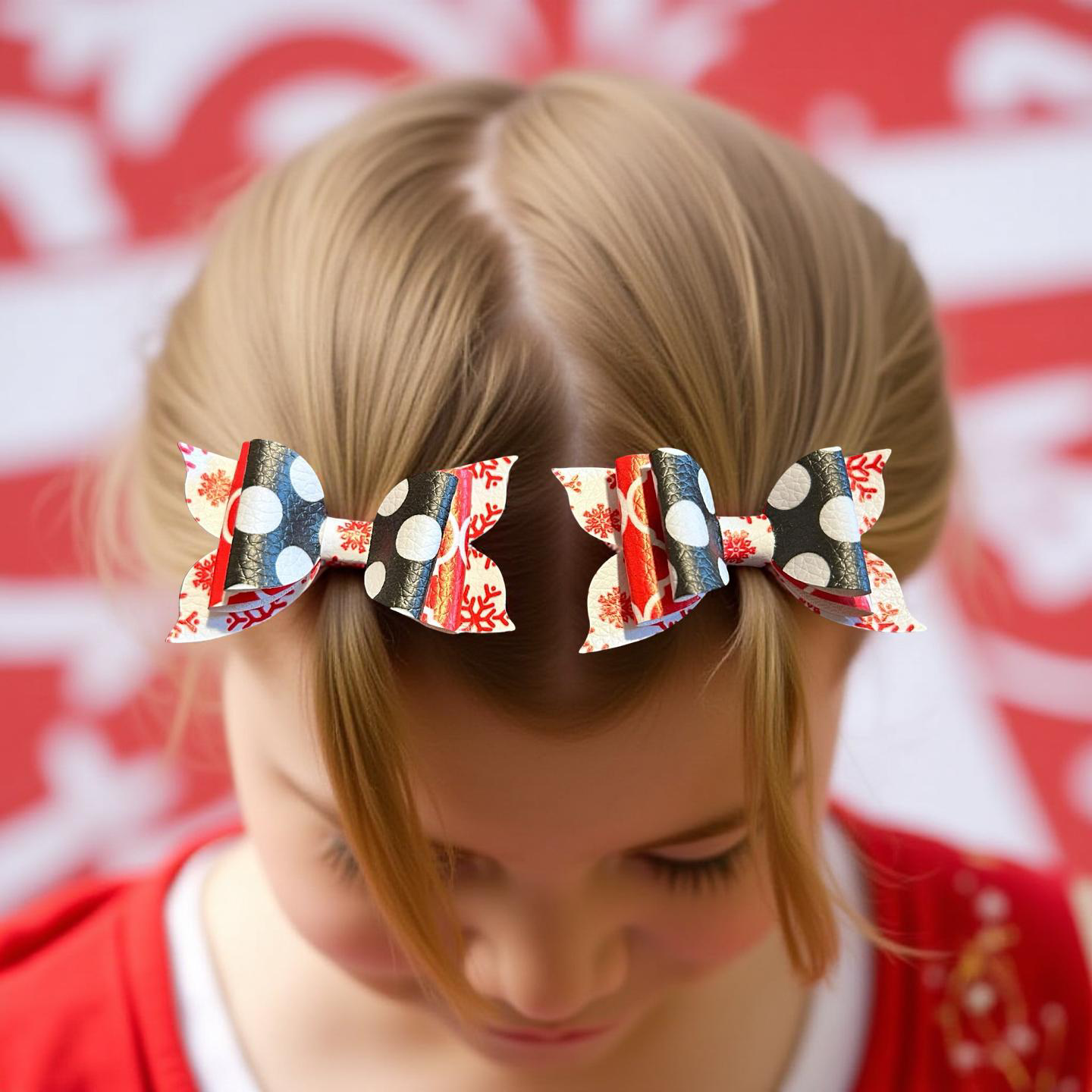 Polka Dot Snowflakes