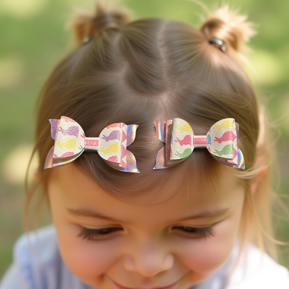 Rainbow Bunny Sparkles Bite - Size Bow