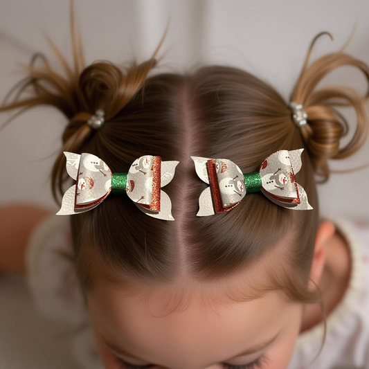 Frosty Flurries Bite- Size Bows