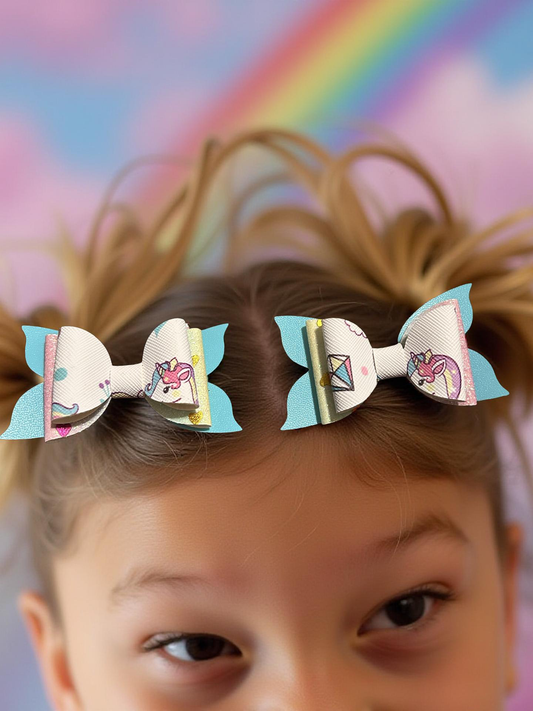 Unicorn Post Bite- Size Bows
