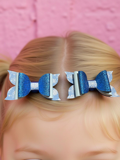Glacier Gleam Bite Size Bows
