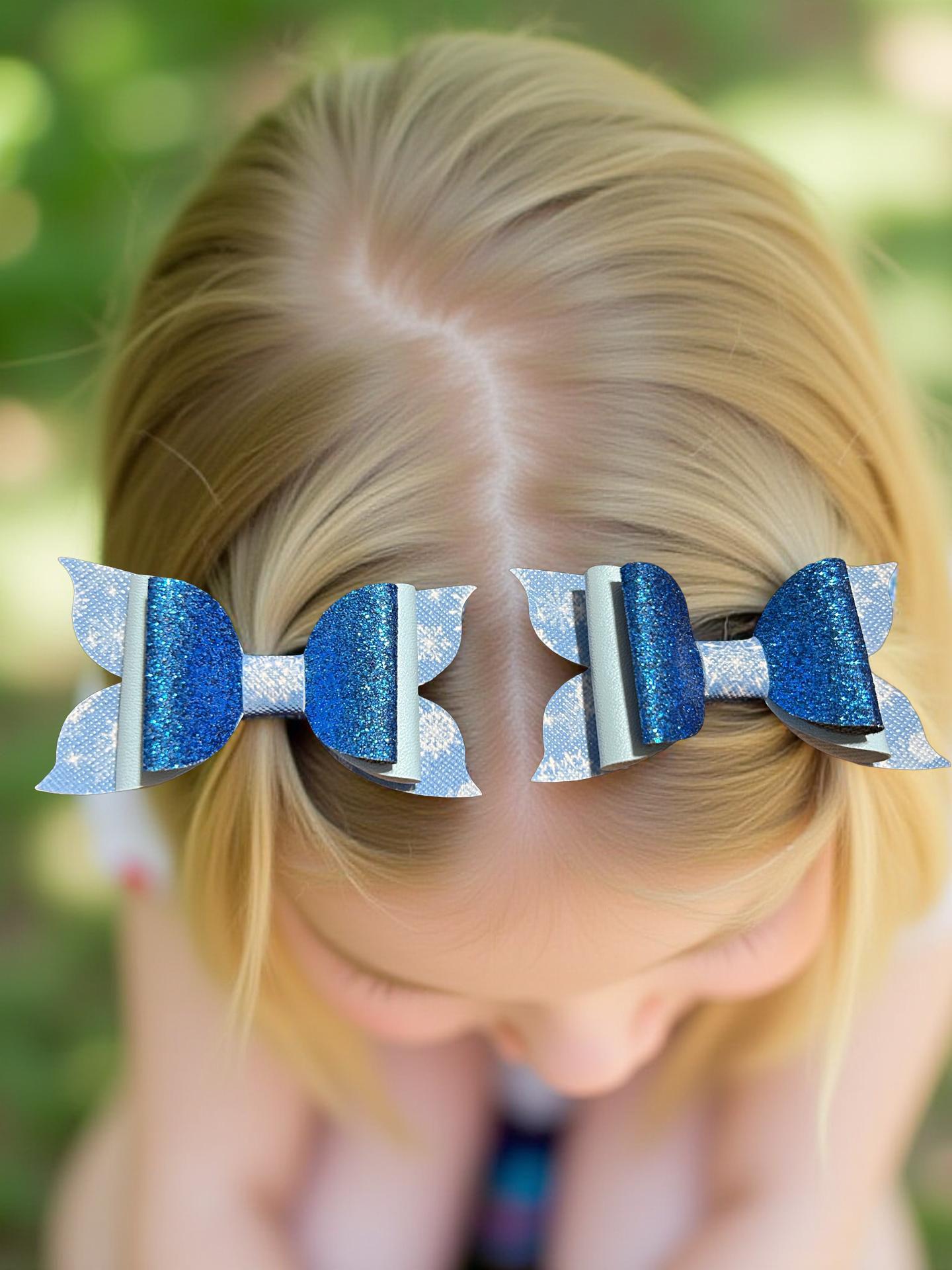 Glacier Gleam Bite Size Bows