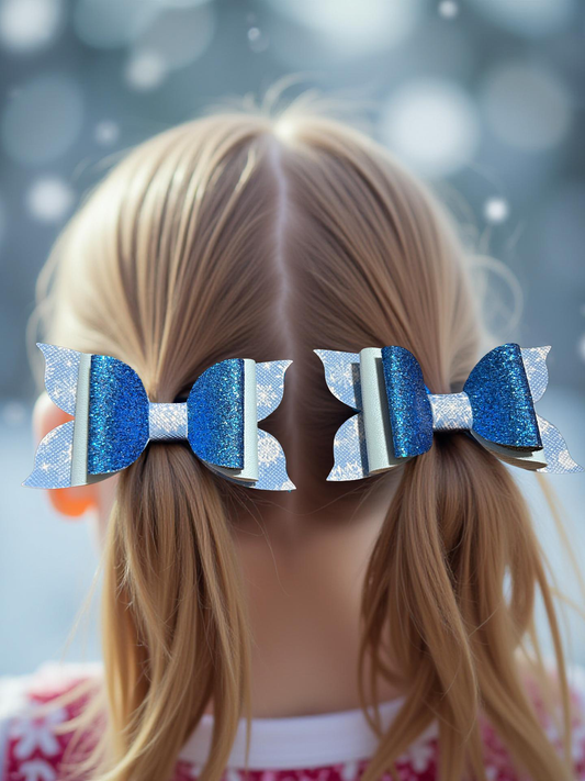 Glacier Gleam Bite Size Bows