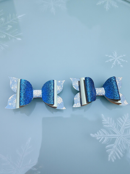 Glacier Gleam Bite Size Bows